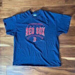 MLB Boston Red Sox Navy Logo Tee size XL